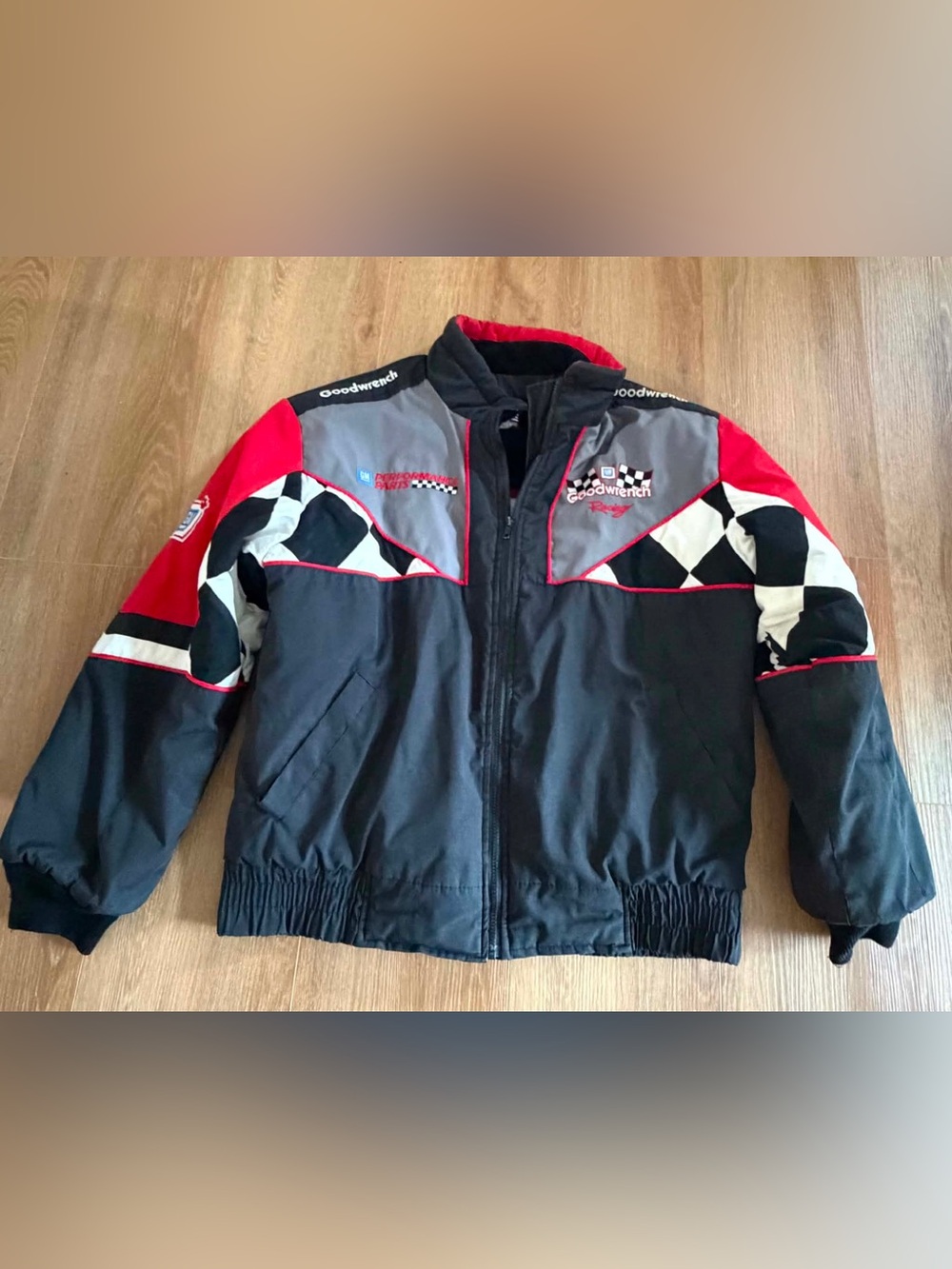 Vintage racing jacket Choko Motorsports Authentic Apparel mens size L